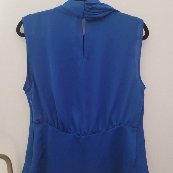 ZARA blue sleeveless blouse - Picture 9 of 9